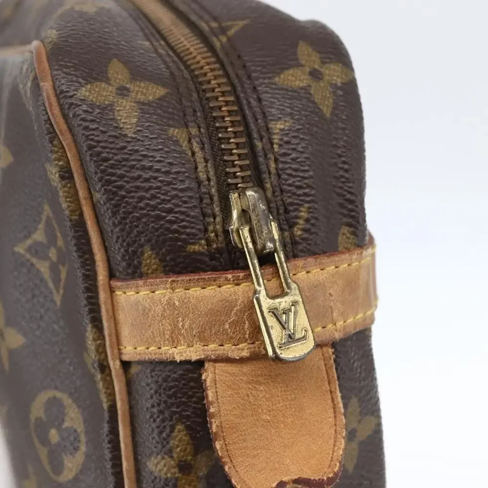 Louis Vuitton Monogram Compiegne 28 Clutch Bag Brown